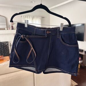 Dark Blue Women's Jean Skort NWT